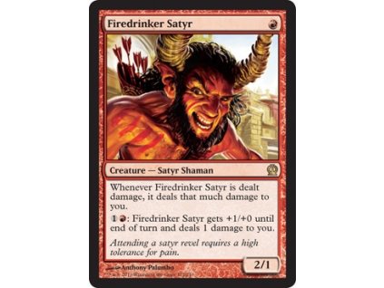 Firedrinker Satyr (Foil NE, Stav Near Mint)