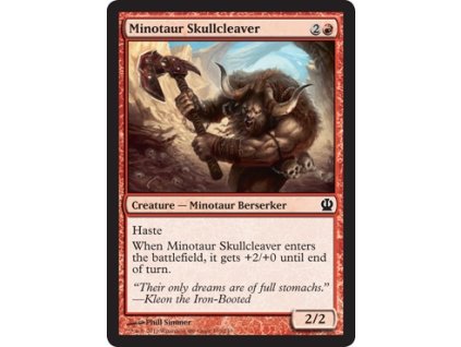Minotaur Skullcleaver (Foil ANO, Stav Near Mint)