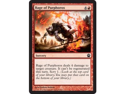 Rage of Purphoros (Foil ANO, Stav Near Mint)