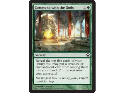 Commune with the Gods (Foil NE, Stav Near Mint)