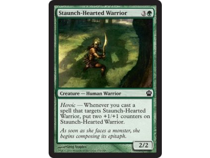 Staunch-Hearted Warrior (Foil ANO, Stav Near Mint)