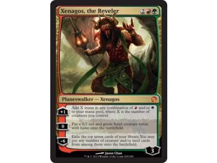 Xenagos, the Reveler (Foil NE, Stav Near Mint)