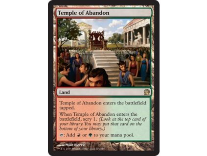Temple of Abandon (Foil NE, Stav Near Mint)