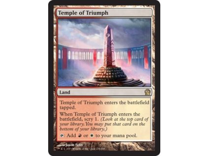 Temple of Triumph (Foil ANO, Stav Near Mint)