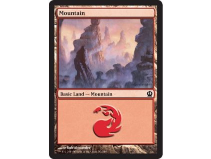 Mountain (Foil ANO, Stav Near Mint)