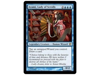 Azami, Lady of Scrolls (Foil NE, Stav Near Mint)