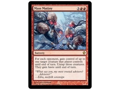 Mass Mutiny (Foil NE, Stav Near Mint)