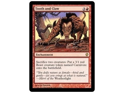 Tooth and Claw (Foil NE, Stav Near Mint)