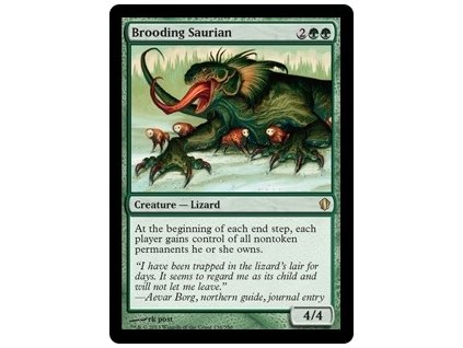 Brooding Saurian (Foil NE, Stav Near Mint)