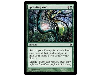 Sprouting Vines (Foil NE, Stav Near Mint)