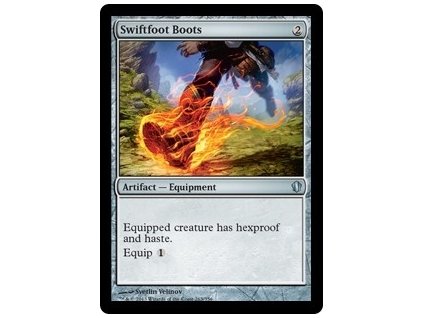 Swiftfoot Boots (Foil NE, Stav Near Mint)