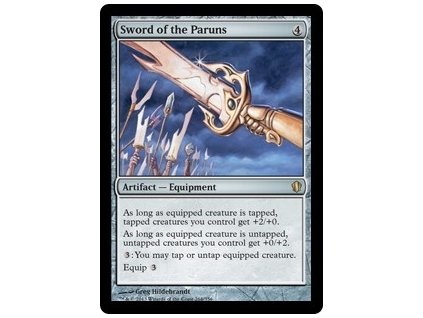 Sword of the Paruns (Foil NE, Stav Near Mint)