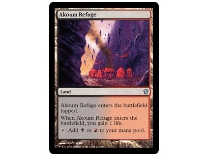 Akoum Refuge (Foil NE, Stav Near Mint)