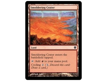 Smoldering Crater (Foil NE, Stav Near Mint)