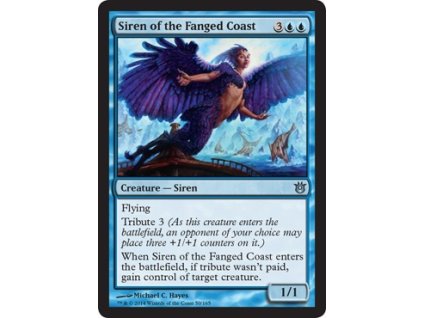Siren of the Fanged Coast (Foil NE, Stav Near Mint)