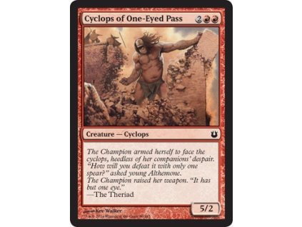 Cyclops of One-Eyed Pass (Foil ANO, Stav Near Mint)