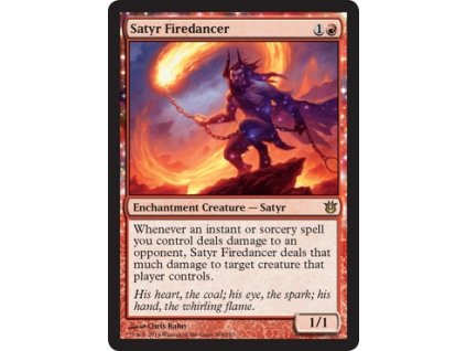 Satyr Firedancer (Foil NE, Stav Light Played)