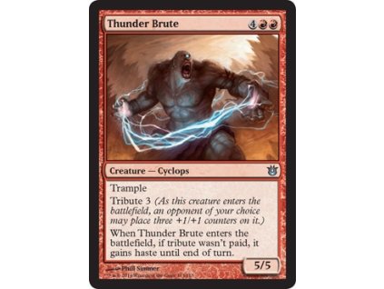 Thunder Brute (Foil NE, Stav Near Mint)