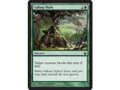Culling Mark