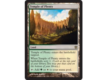 Temple of Plenty (Foil NE, Stav Near Mint)