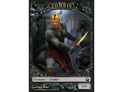 Zombie token (Foil NE, Stav Near Mint)