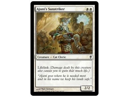 Ajani's Sunstriker (Foil NE, Stav Near Mint)