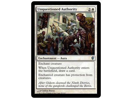 Unquestioned Authority