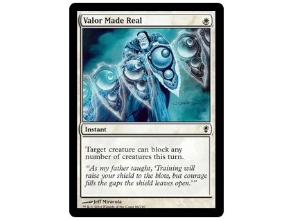 Valor Made Real (Foil NE, Stav Near Mint)
