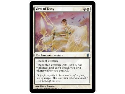 Vow of Duty (Foil NE, Stav Near Mint)