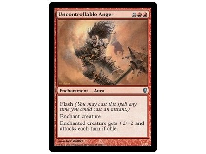Uncontrollable Anger (Foil NE, Stav Near Mint)