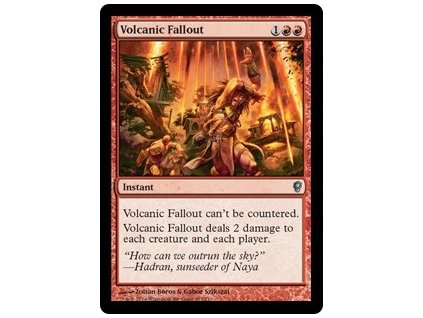 Volcanic Fallout (Foil NE, Stav Near Mint)