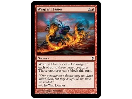 Wrap in Flames (Foil NE, Stav Near Mint)