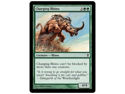 Charging Rhino (Foil NE, Stav Near Mint)