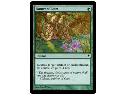 Nature's Claim (Foil NE, Stav Near Mint)