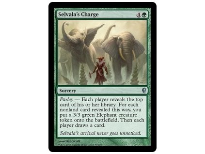 Selvala's Charge (Foil NE, Stav Near Mint)