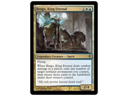 Brago, King Eternal (Foil NE, Stav Near Mint)