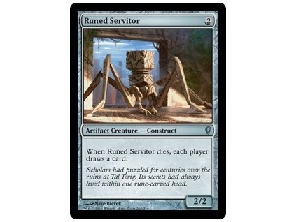 Runed Servitor (Foil NE, Stav Near Mint)