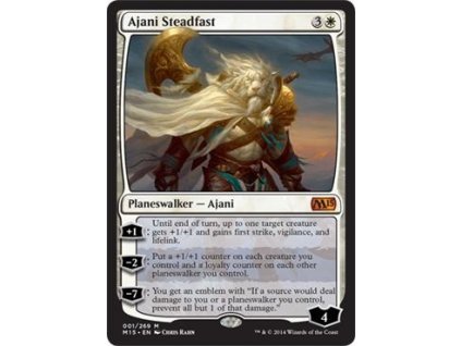 Ajani Steadfast (Foil NE, Stav Light Played)