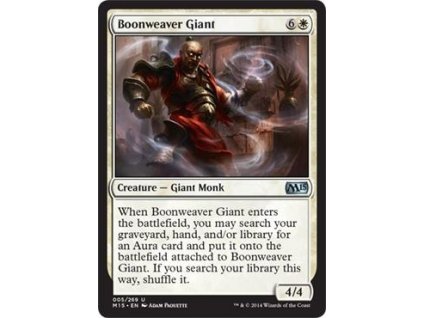 Boonweaver Giant (Foil NE, Stav Near Mint)