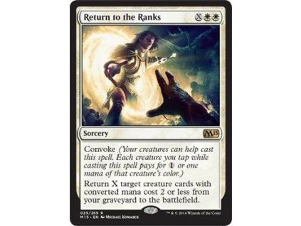 Return to the Ranks