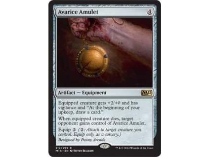 Avarice Amulet (Foil NE, Stav Light Played)