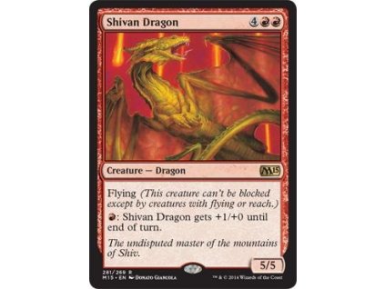 Shivan Dragon (Foil NE, Stav Near Mint)