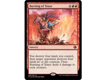 Burning of Xinye - FTV FOIL (Foil NE, Stav Near Mint)