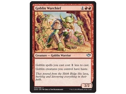 Goblin Warchief (Foil NE, Stav Near Mint)