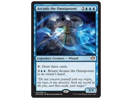 Arcanis the Omnipotent - DD FOIL (Foil NE, Stav Light Played)