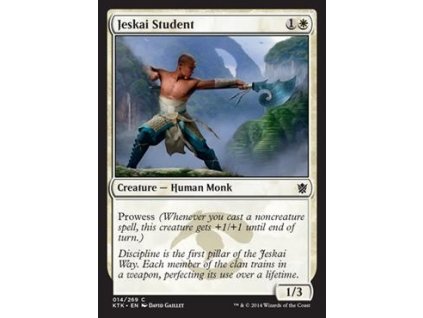 Jeskai Student (Foil ANO, Stav Near Mint)