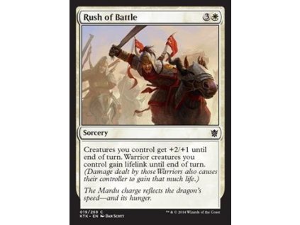 Rush of Battle (Foil ANO, Stav Near Mint)