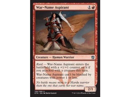 War-Name Aspirant