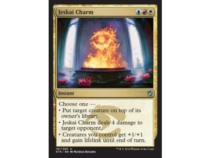 Jeskai Charm - NON ENG GER (Foil NE, Stav Near Mint)