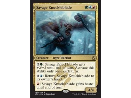 Savage Knuckleblade - NON ENG RUS (Foil NE, Stav Near Mint)